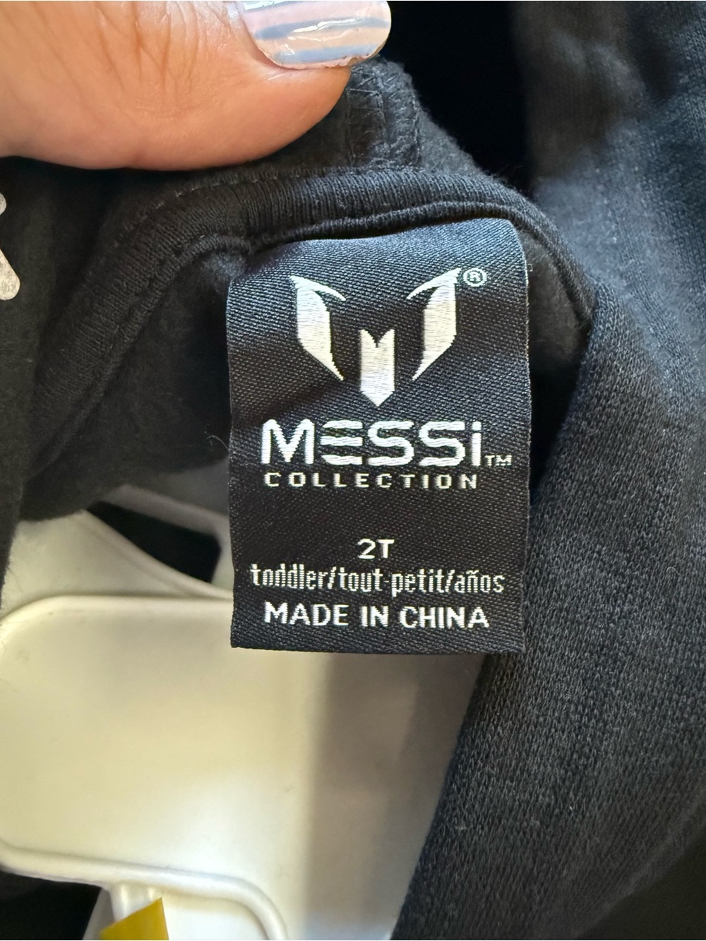 Lionel MESSI 10 Black Kids Hoodie & Sweatpants Set with Pink LogoSize 2T NWT - Picture 4 of 11
